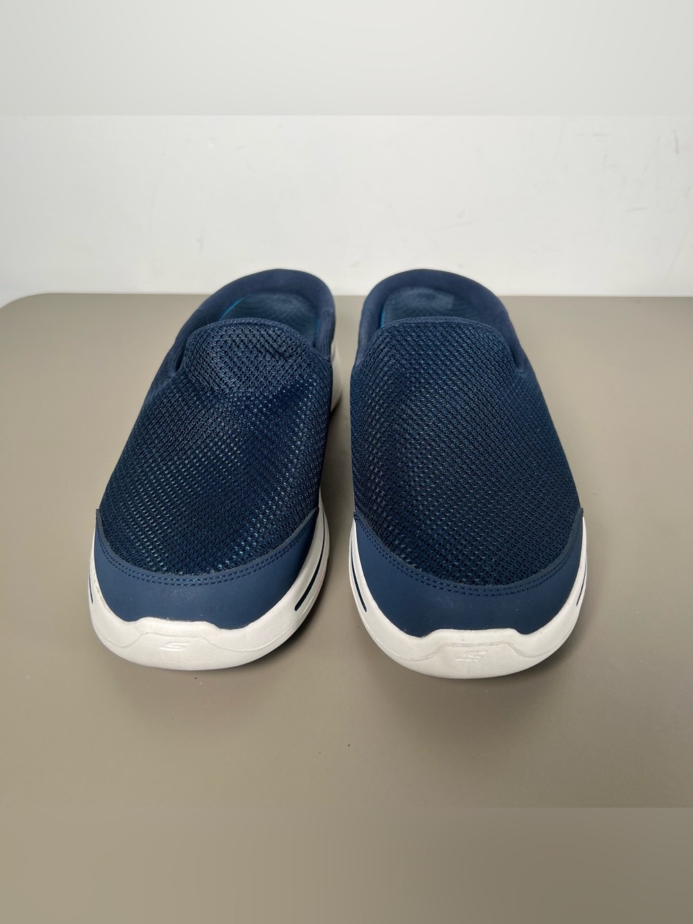 Skechers Go Walk Casual Womens Navy Blue Textile Air Cooled Size 9.5 - Picture 7 of 8